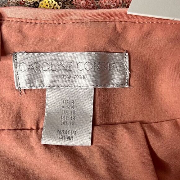 Caroline Constas Sequined Cropped Top and Mini Skirt Set NWT 6 - Picture 10 of 14